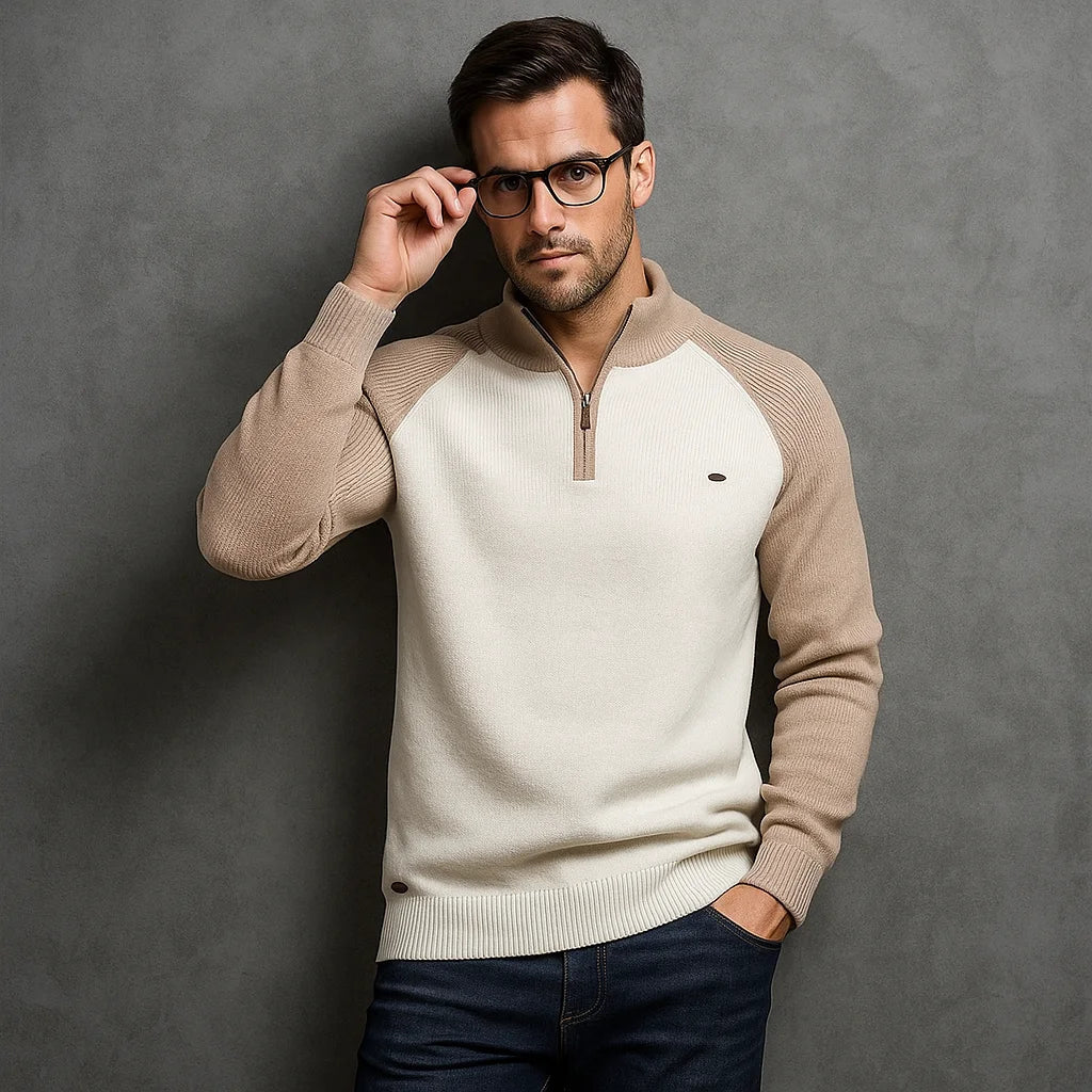 AVANOAH | ZIPPERED PULLOVER FOR MEN