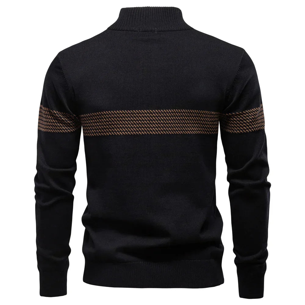 AVANOAH | CLASSIC HALF-ZIP KNIT SWEATER FOR MEN
