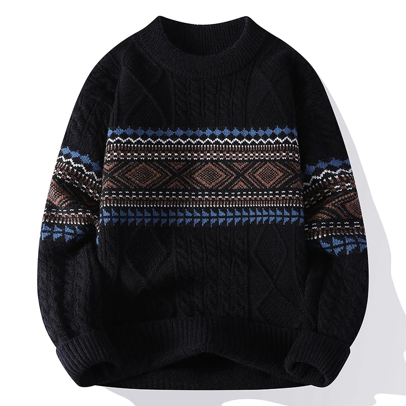 AVANOAH | NORDIC KNIT PULLOVER FOR MEN