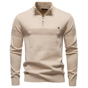 AVANOAH | CLASSIC HALF-ZIP KNIT SWEATER FOR MEN