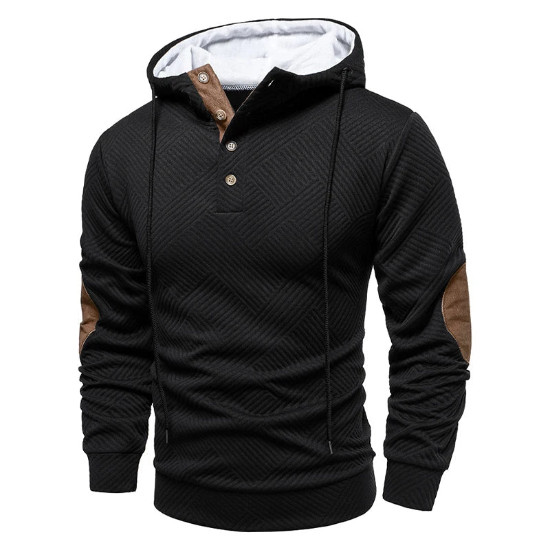 AVANOAH| SLIM FIT HALF-BUTTON SWEATER FOR MEN