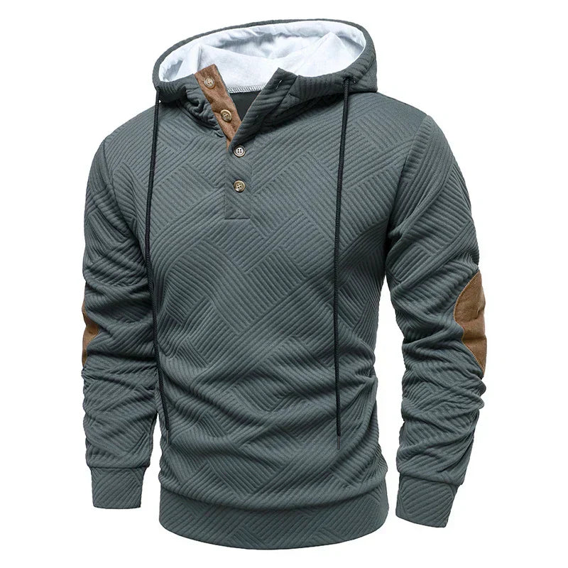 AVANOAH| SLIM FIT HALF-BUTTON SWEATER FOR MEN