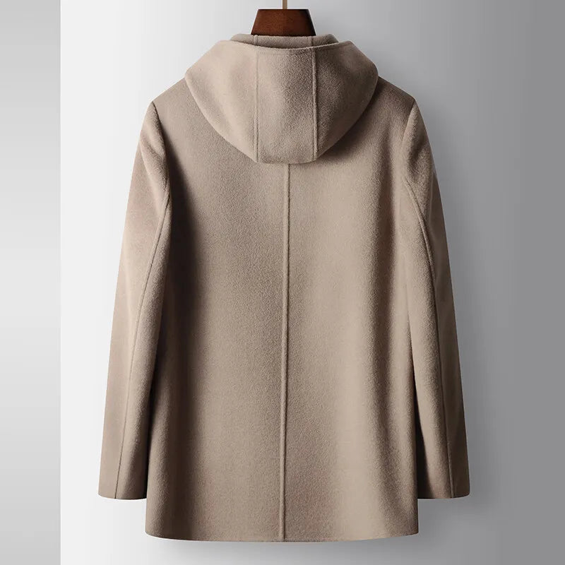 AVANOAH | WOOL HOODED COAT FOR MEN