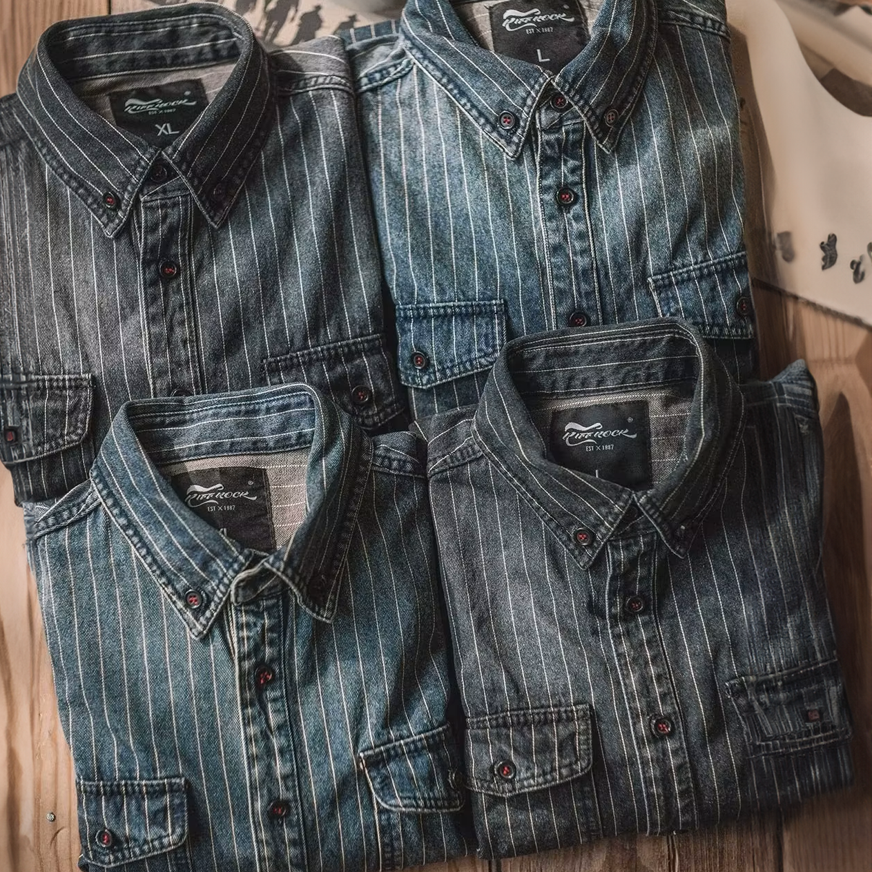 AVANOAH | STRIPED LONG-SLEEVE SHIRT FOR MEN