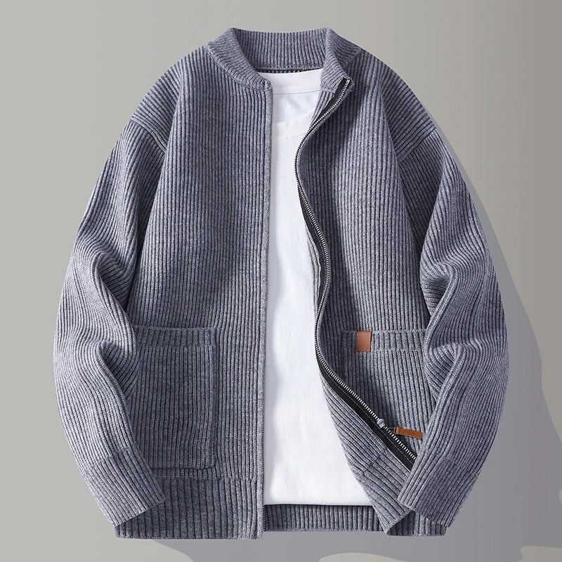 AVANOAH | RIBBED KNIT JACKET FOR MEN