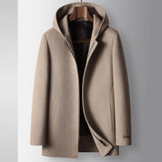 AVANOAH | WOOL HOODED COAT FOR MEN