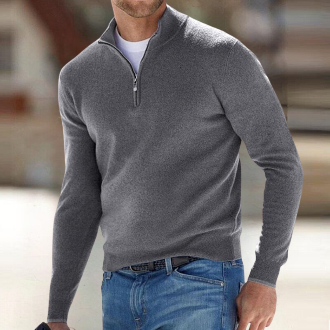 AVANOAH | ZIP-UP PULLOVER FOR MEN