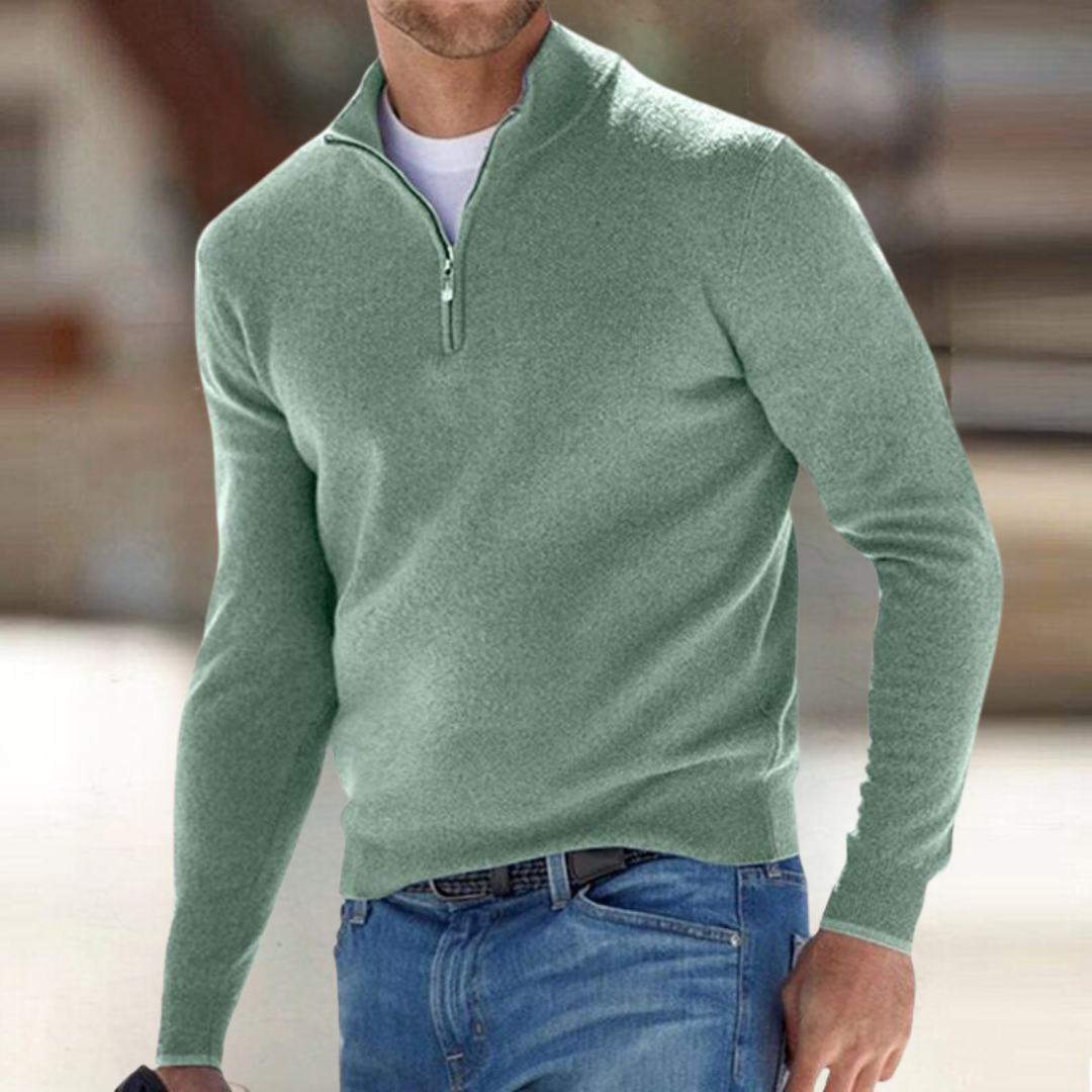 AVANOAH | ZIP-UP PULLOVER FOR MEN