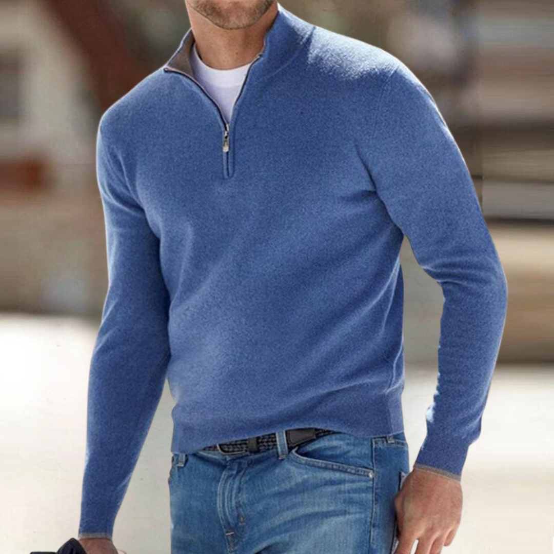AVANOAH | ZIP-UP PULLOVER FOR MEN