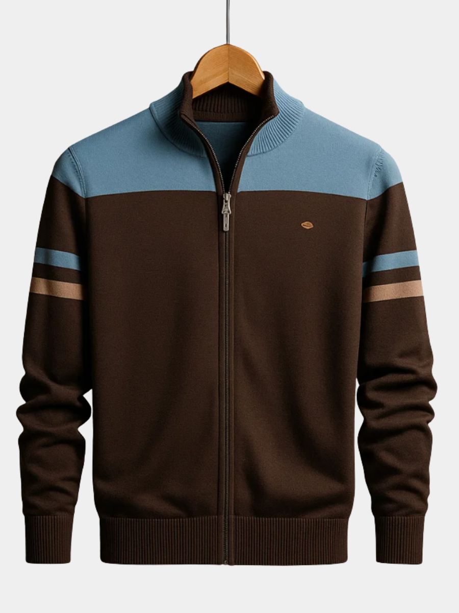 AVANOAH | COLORBLOCK HOODIE WITH ZIP FOR MEN