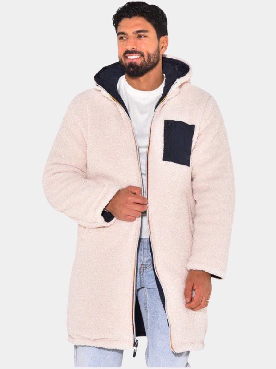 AVANOAH | LONG WARM REVERSIBLE COAT FOR MEN