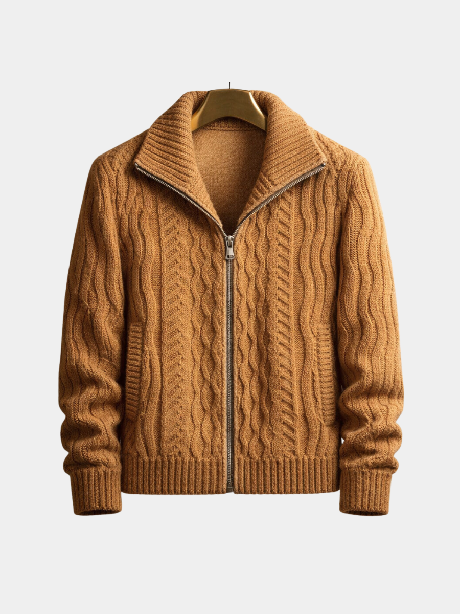 AVANOAH | CLASSIC ZIPPERED CARDIGAN FOR MEN