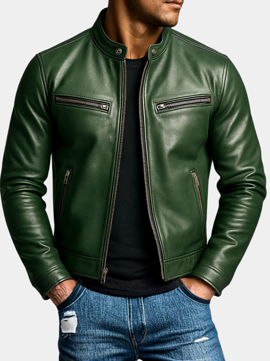 AVANOAH | CLASSIC BIKER JACKET FOR MEN