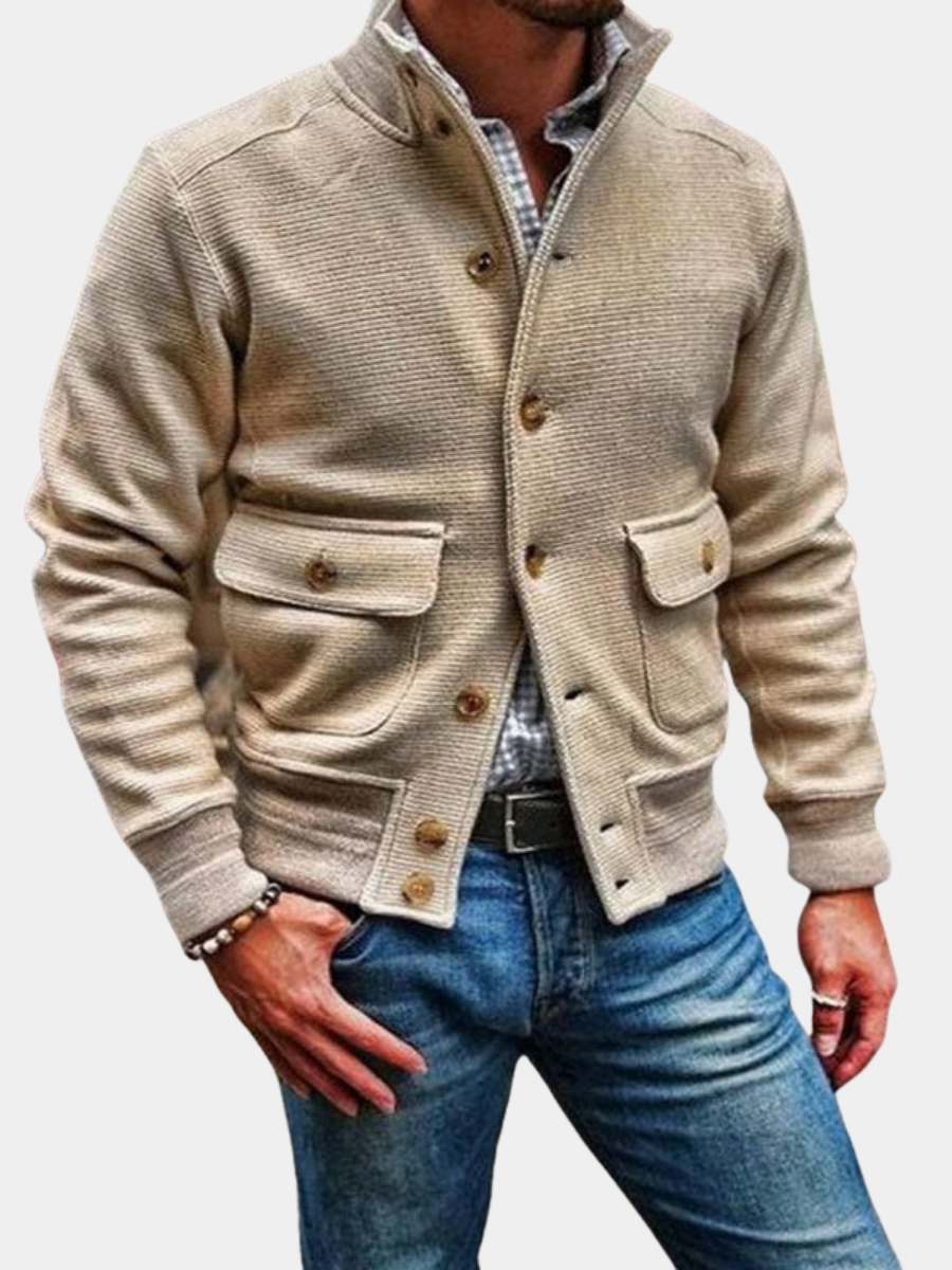 AVANOAH | CLASSIC HIGH COLLAR JACKET FOR MEN