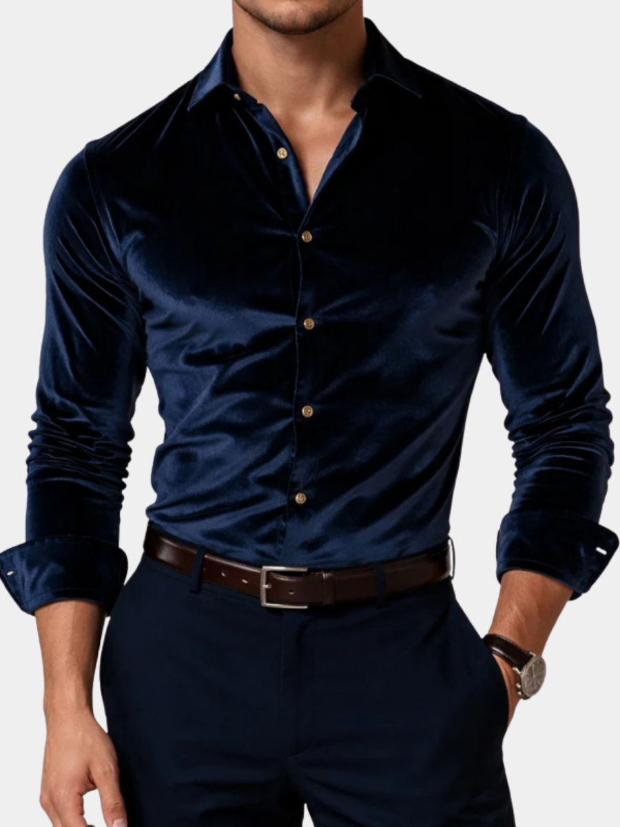 AVANOAH | VELVET SHIRT FOR MEN