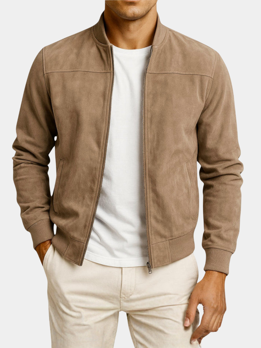 AVANOAH | MENS SUEDE BOMBER JACKET