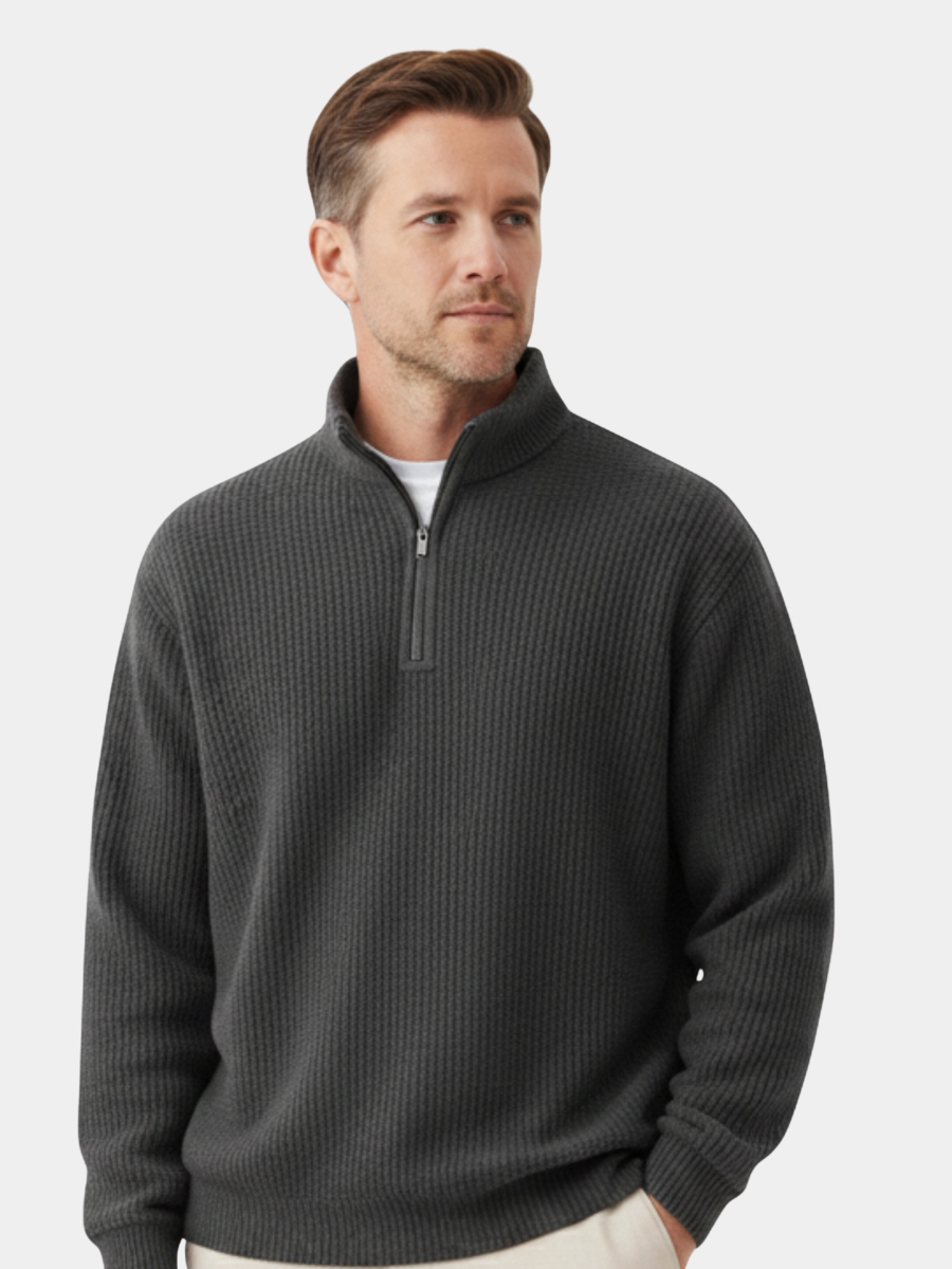 AVANOAH | ELEGANT ZIPPERED SWEATER FOR MEN
