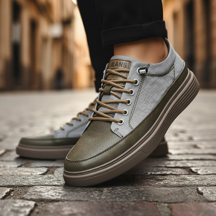 AVANOAH | MEN'S LEATHER SNEAKERS