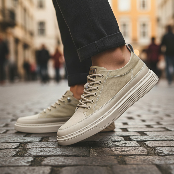 AVANOAH | MEN'S LEATHER SNEAKERS