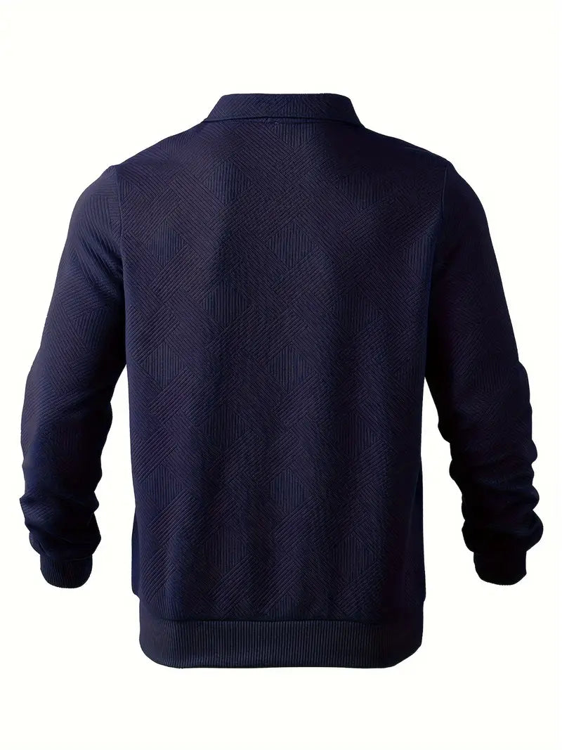 AVANOAH | GEOMETRIC KNIT PULLOVER FOR MEN
