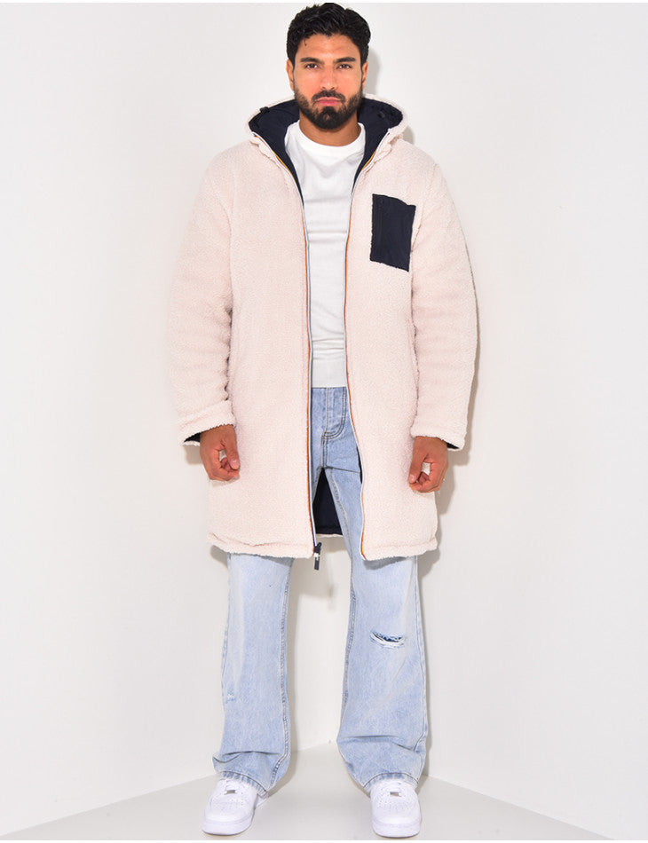 AVANOAH | LONG WARM REVERSIBLE COAT FOR MEN