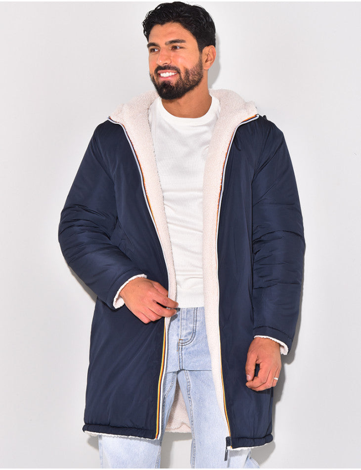 AVANOAH | LONG WARM REVERSIBLE COAT FOR MEN
