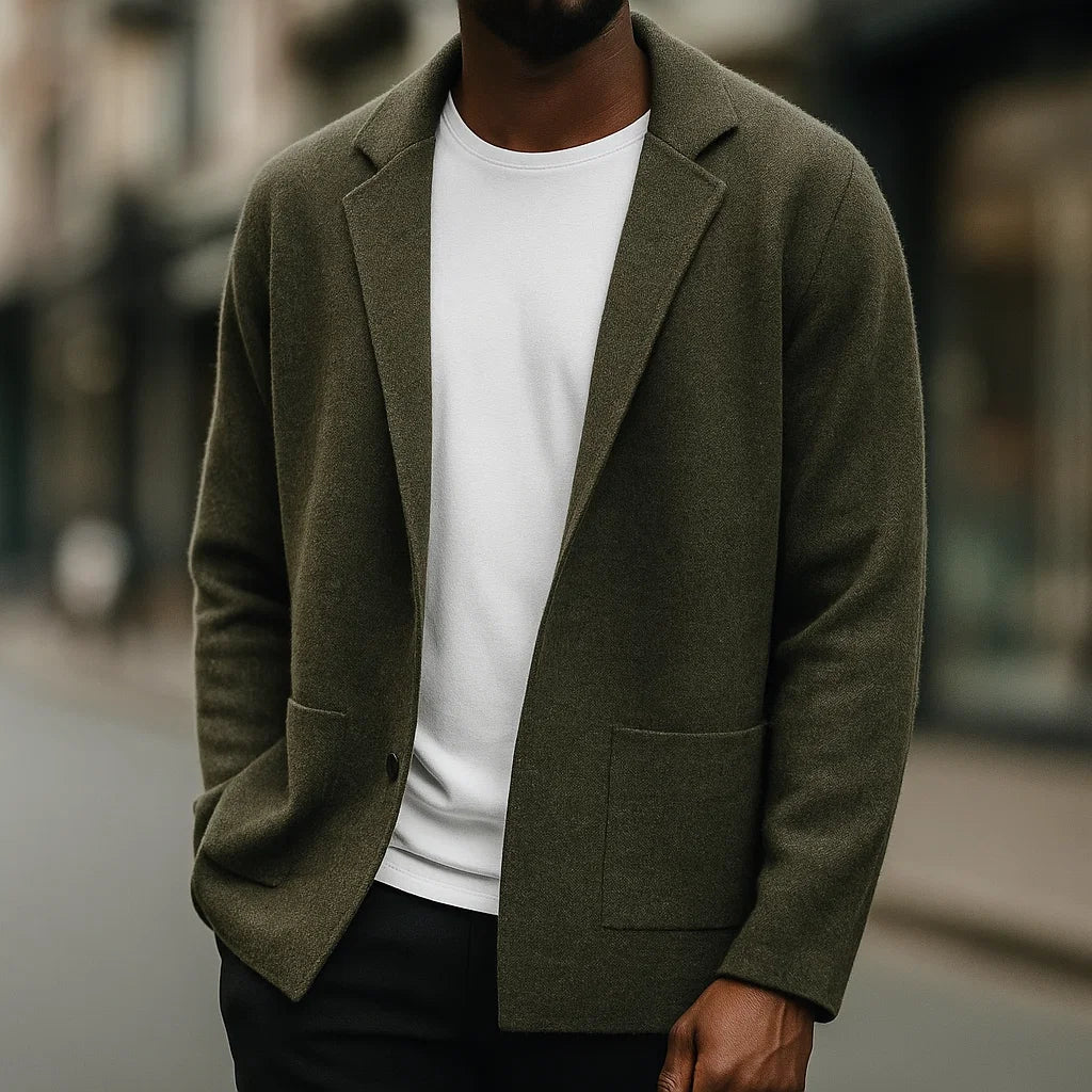 AVANOAH | REFINED KNITTED CARDIGAN FOR MEN