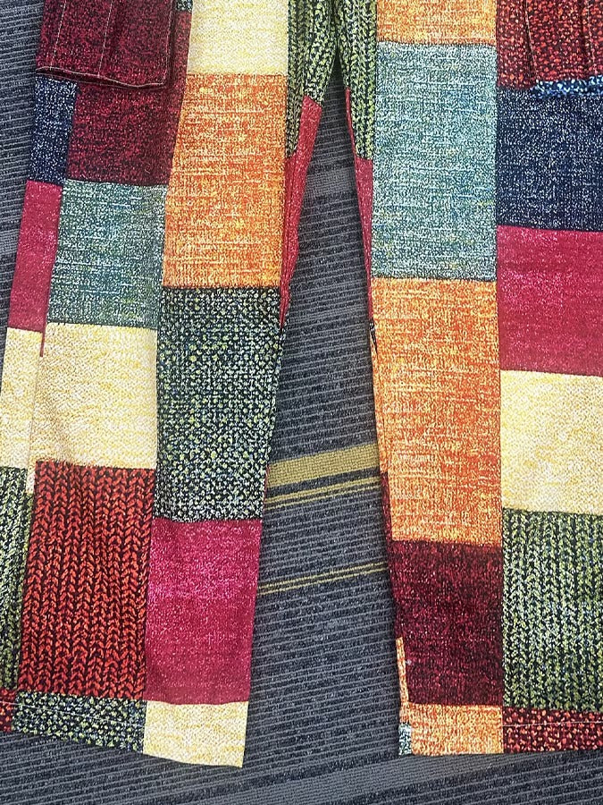 AVANOAH | PATCHWORK CARGO PANTS FOR MEN