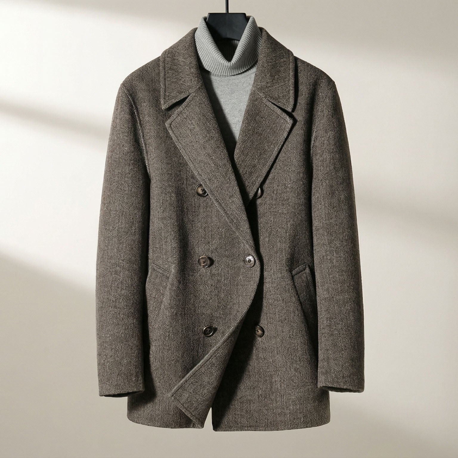 AVANOAH | STRUCTURED WOOL COAT FOR MEN