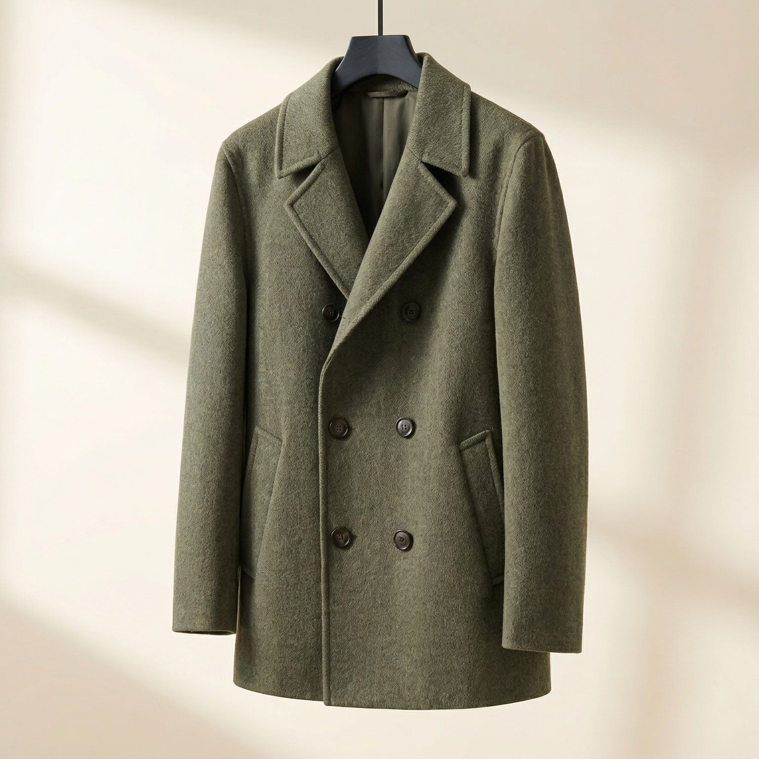 AVANOAH | STRUCTURED WOOL COAT FOR MEN
