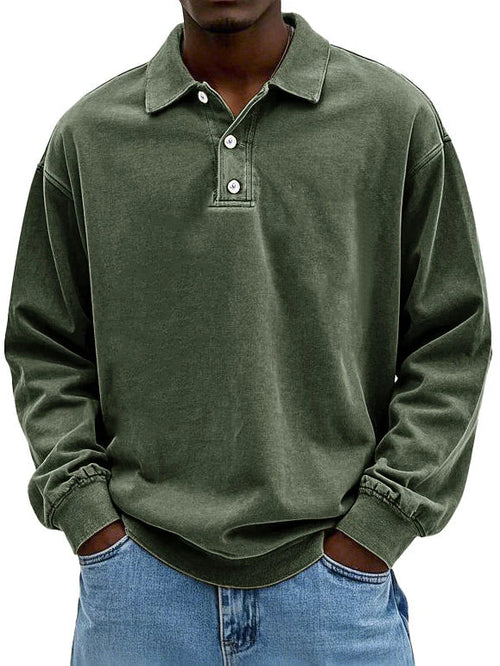 AVANOAH | DAILY LONG SLEEVE POLO SHIRT FOR MEN