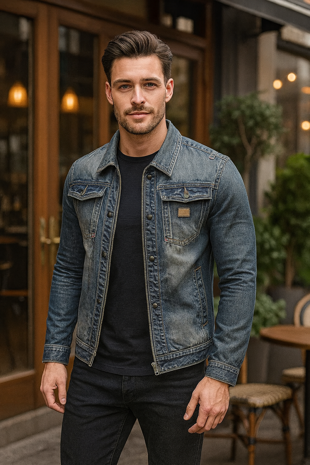 AVANOAH | ELEGANT DENIM JACKET FOR MEN
