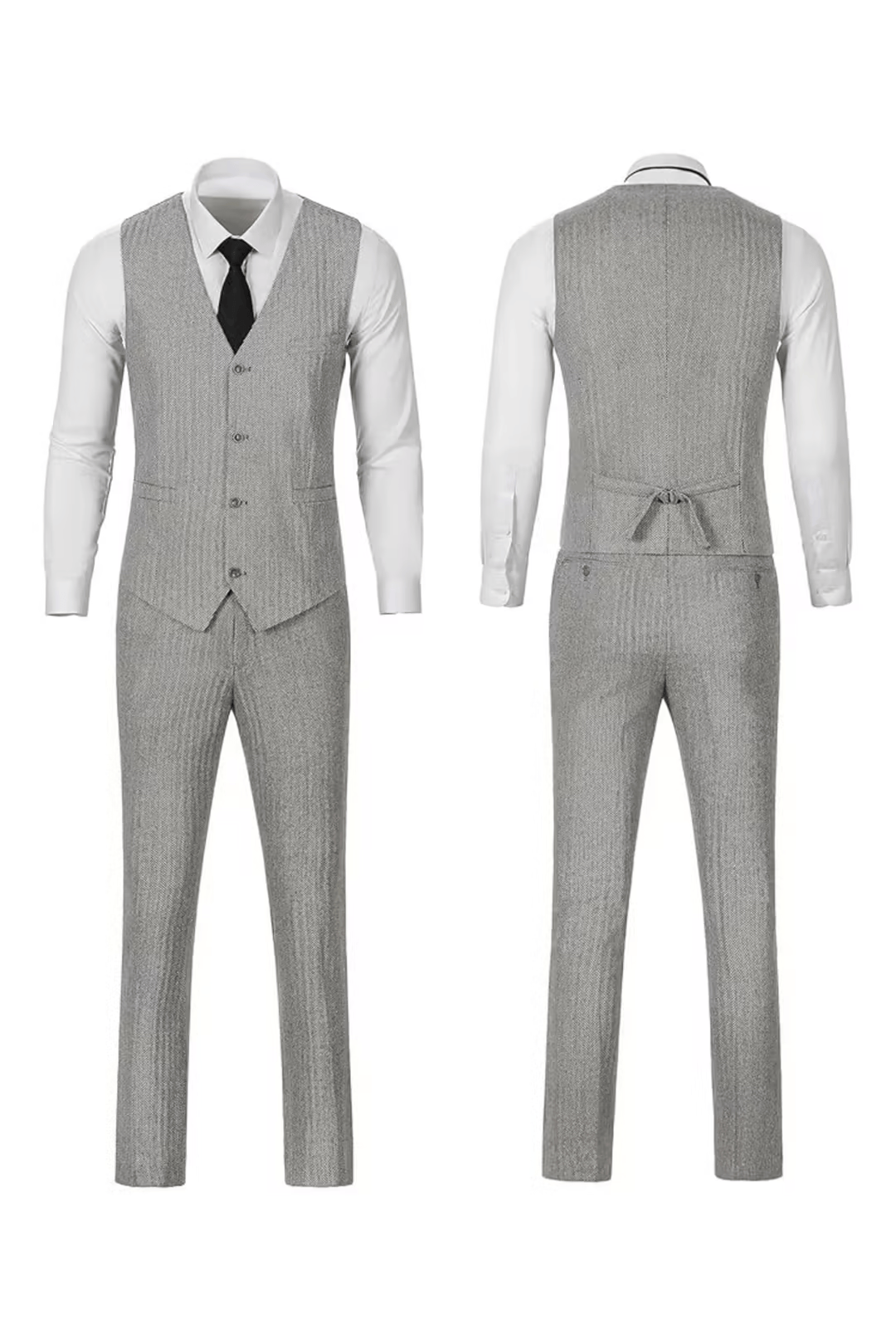 AVANOAH | HERRINGBONE SUIT FOR MEN