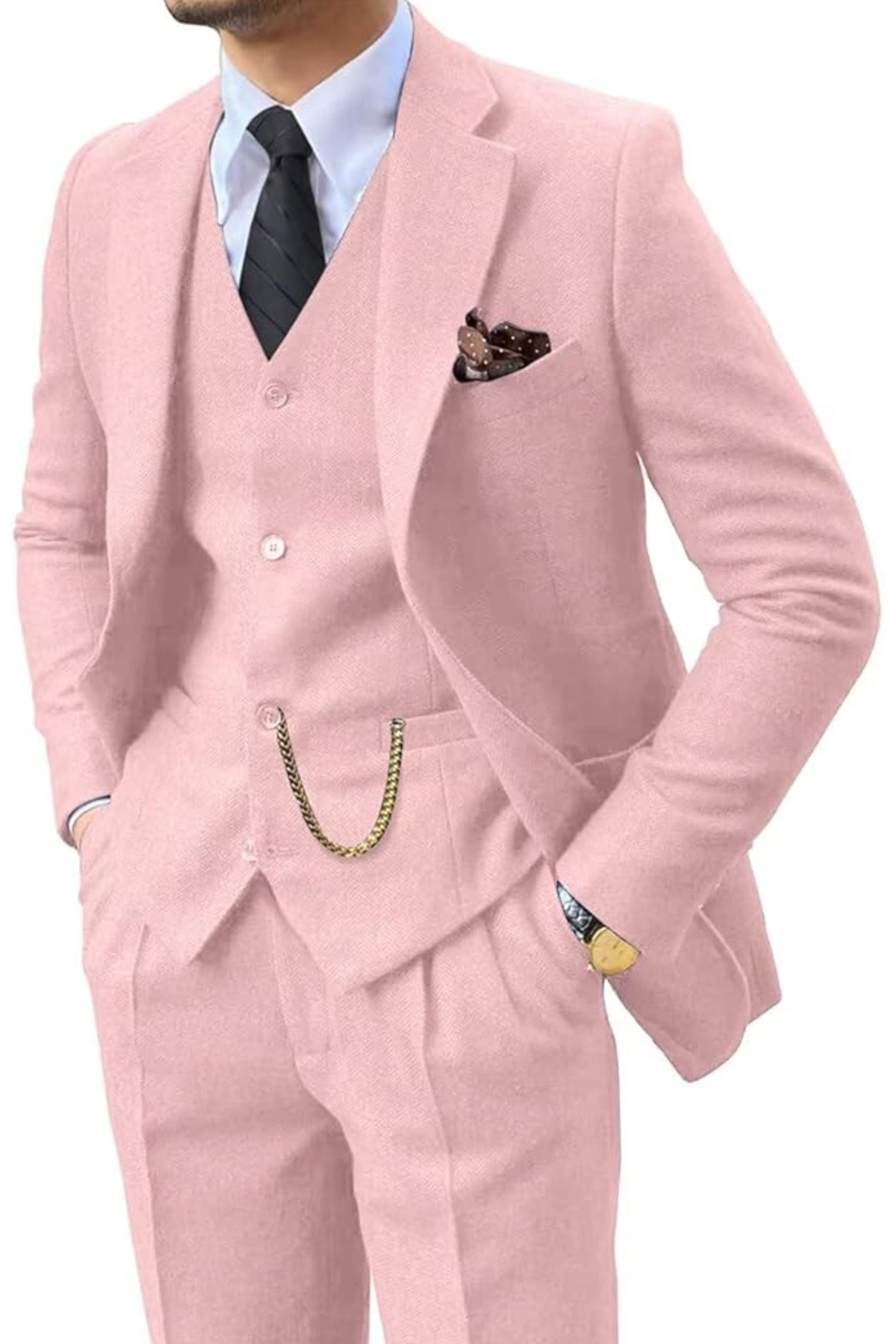 AVANOAH | HERRINGBONE SUIT FOR MEN