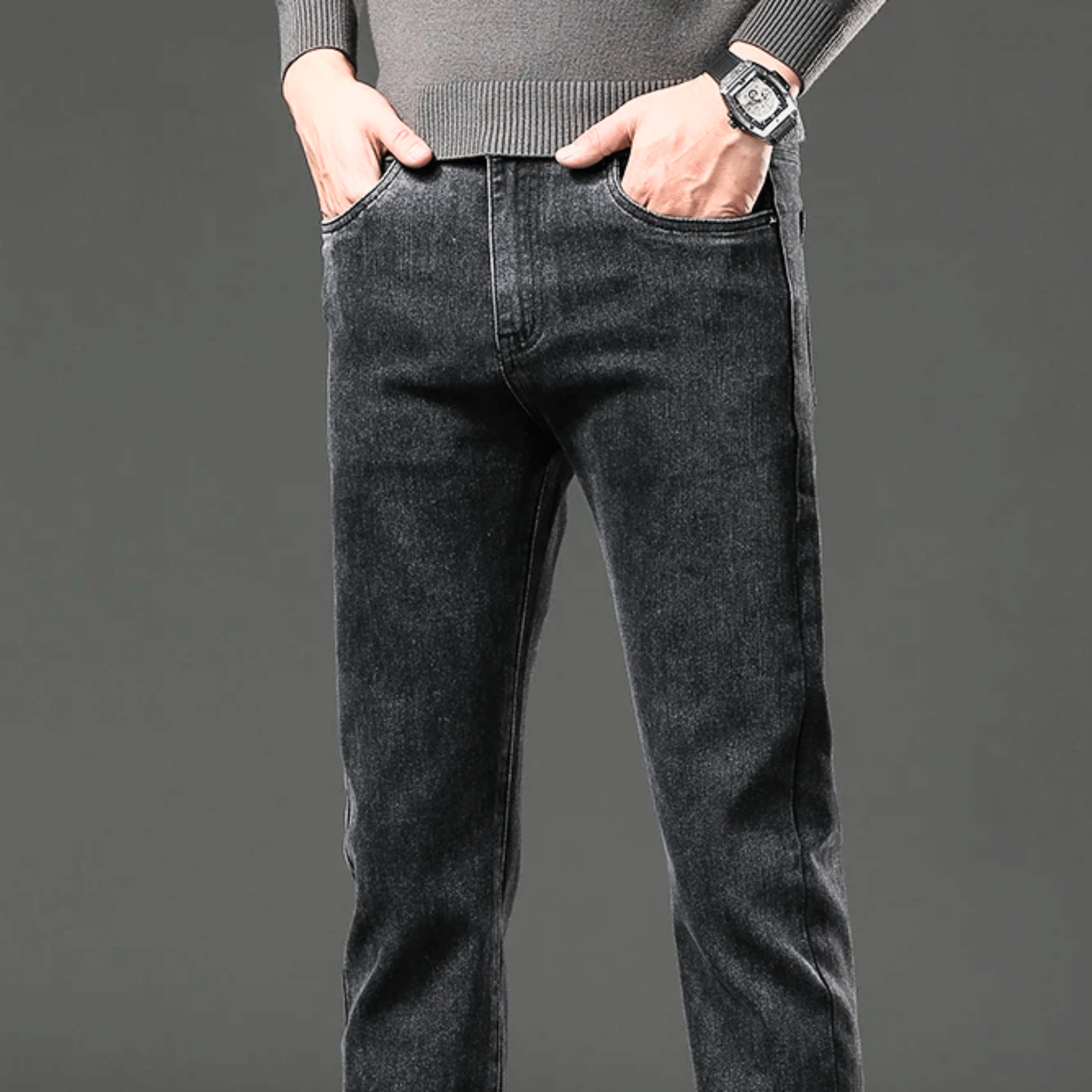 AVANOAH | THERMAL DENIM PANTS