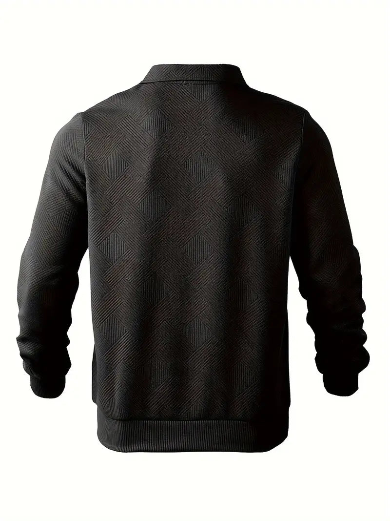 AVANOAH | GEOMETRIC KNIT PULLOVER FOR MEN
